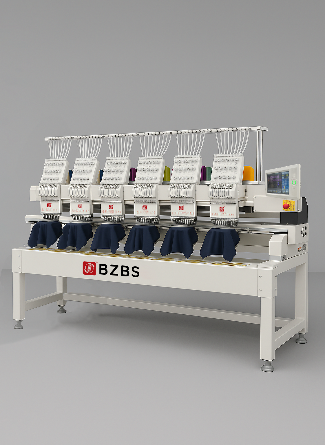 Máquina de Bordado Industrial – 6 Cabeza